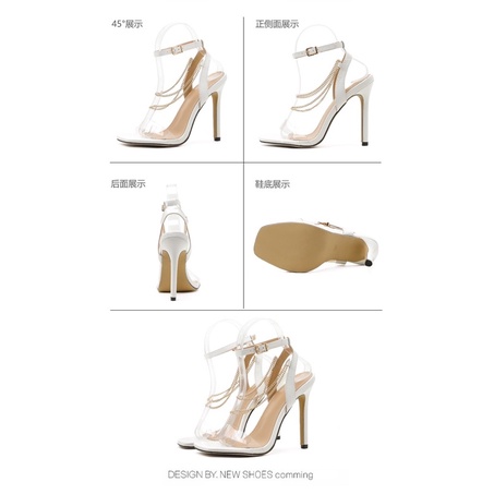 Giày cao gót đế chống thấm nước 12cm