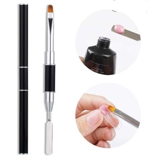 Cọ đắp gel 2 đầu, cọ đắp gel 2 đầu cán đá