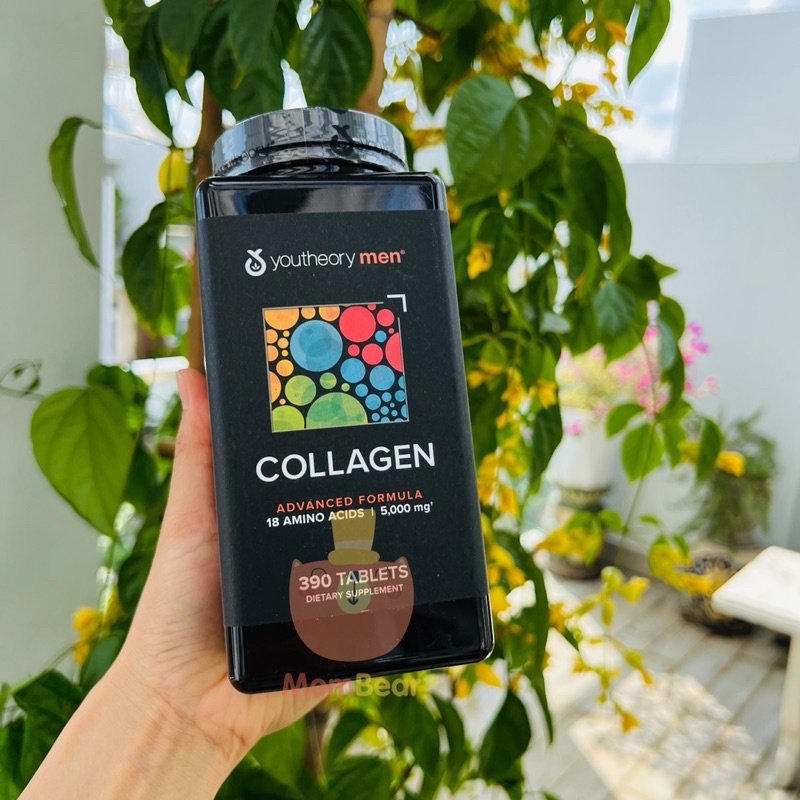 390 Viên uống đẹp da COLLAGEN YOUTHEORY Nam & Nữ - Mỹ