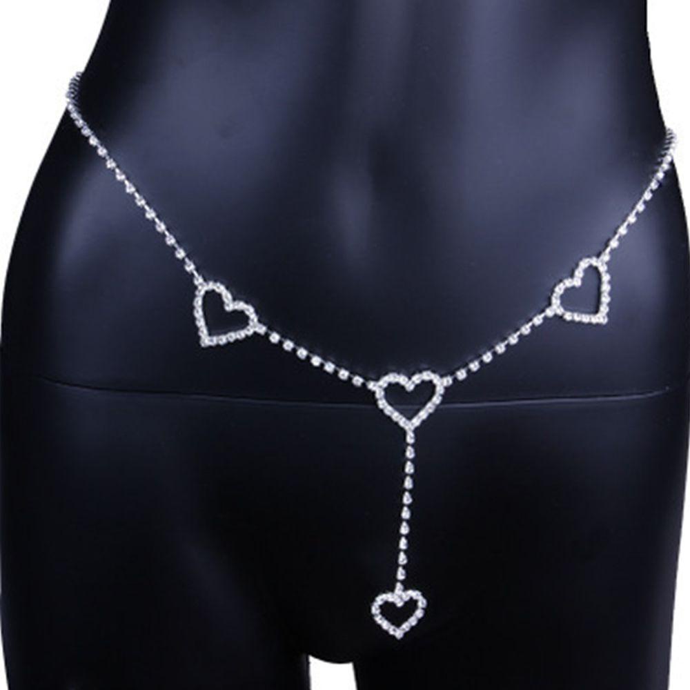Thắt Lưng Dây Xích Hình Trái Tim Gợi Cảm Thời Trang Cho Nữ VANES1