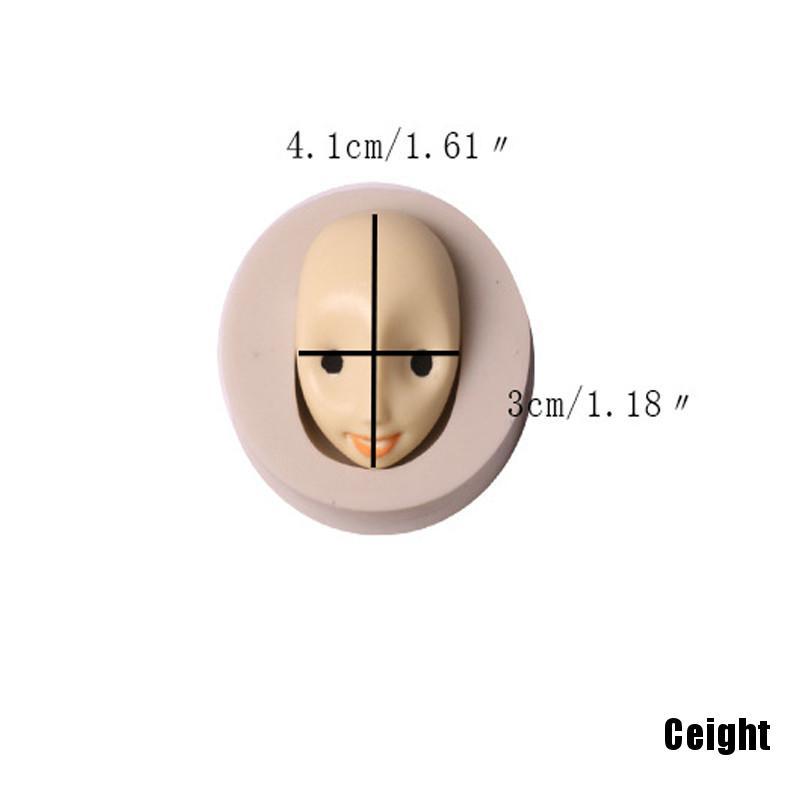Khuôn Silicone Làm Bánh Hình Búp Bê Xinh Xắn