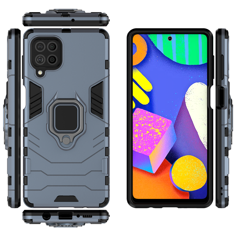 Shockproof Armor Case For Samsung Galaxy M62 F62 M 62 F 62 Stand Holder Car Ring Phone Case Cover