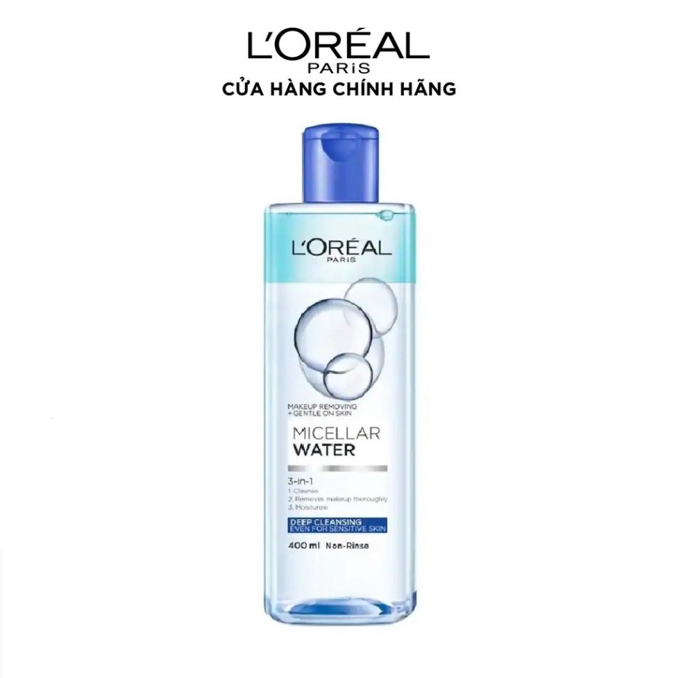 Nước Tẩy Trang LOREAL Paris Cho Mọi Loại Da  3-in-1 Micellar Water 30-95-400ml Hàng Chính Hãng | BigBuy360 - bigbuy360.vn