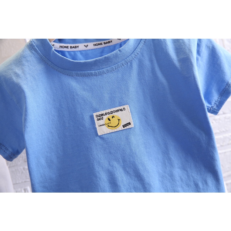 Set Đồ 2 Món Gồm Áo Thun Cổ Tròn In Hình Hoạt Hình Và Quần Short Cho Bé Trai Và Bé Gái