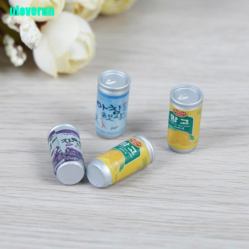 Set 4 Lon Nước Mini Tỉ Lệ 1: 12 Dùng Để Trang Trí Nhà Búp Bê