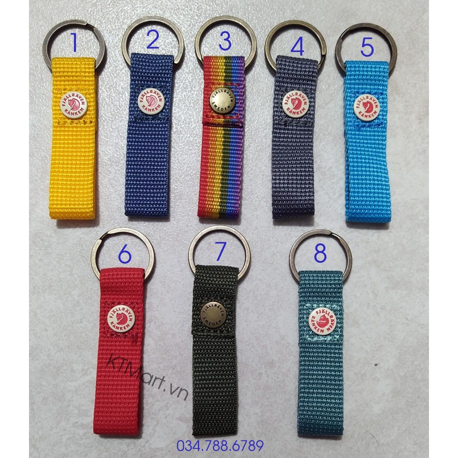 Móc chìa khóa Fjallraven Kanken Rainbow Keyring 23622 Fjallraven