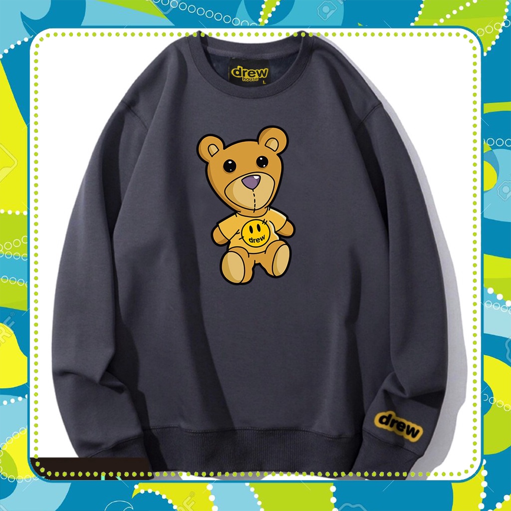 Áo Sweater DREW Nam Nữ Unisex Nỉ bông ngoại hoodie_drew1996