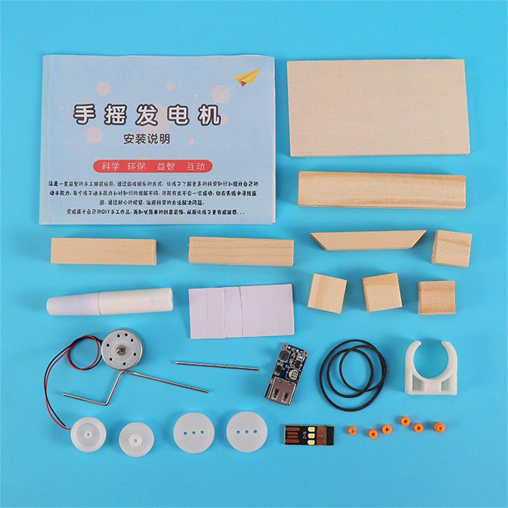 Mô Hình Máy Phát Điện Dynamo Bằng Gỗ Cho Bé