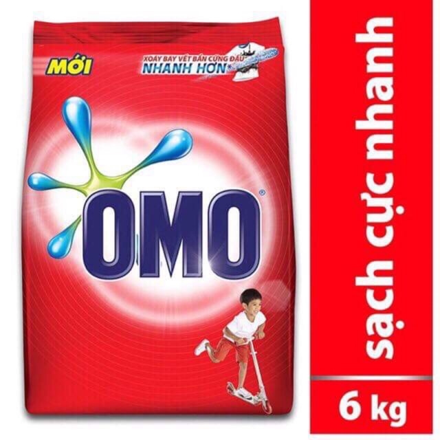 Bột giặt OMO Sạch cực nhanh 6kg