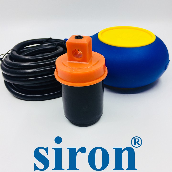 Phao điện kín nước chống cạn và chống tràn bể Siron Sr-FSW-T-cáp dây 3m hoặc 5m hoặc 2m