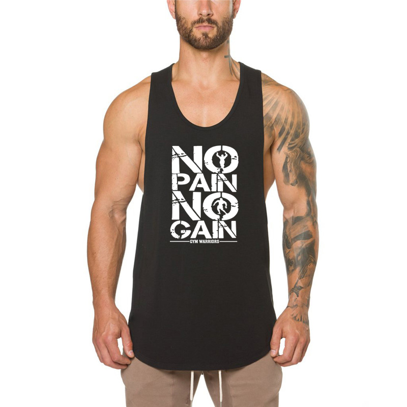 Áo ba lỗ tập gym in chữ Just Do Gym thời trang