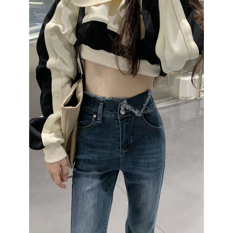 Quần Jean Nữ Ống Loe Thời Trang