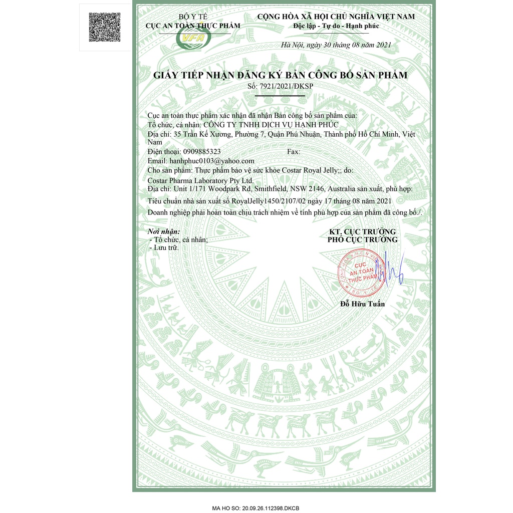 Sữa Ong Chúa Costar Của Úc‎ 1450mg 100 Viên Cung Cấp Dưỡng Chất Hỗ Trợ Làm Đẹp Da