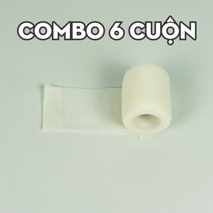 Combo 6 cuộn băng cuốn thể thao khổ 5cm