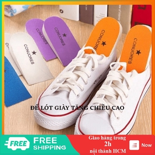 Đế lót giày tăng chiều cao nhiều màu chất liệu mềm mại thoáng khí - TT0233
