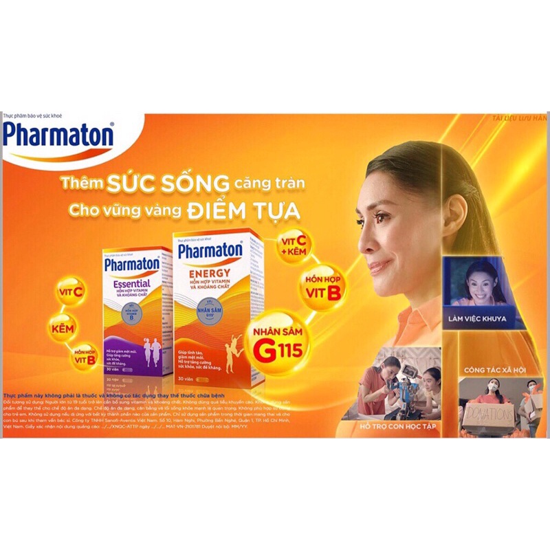 Pharmaton viên uống bổ sung vitamin và khoáng chất