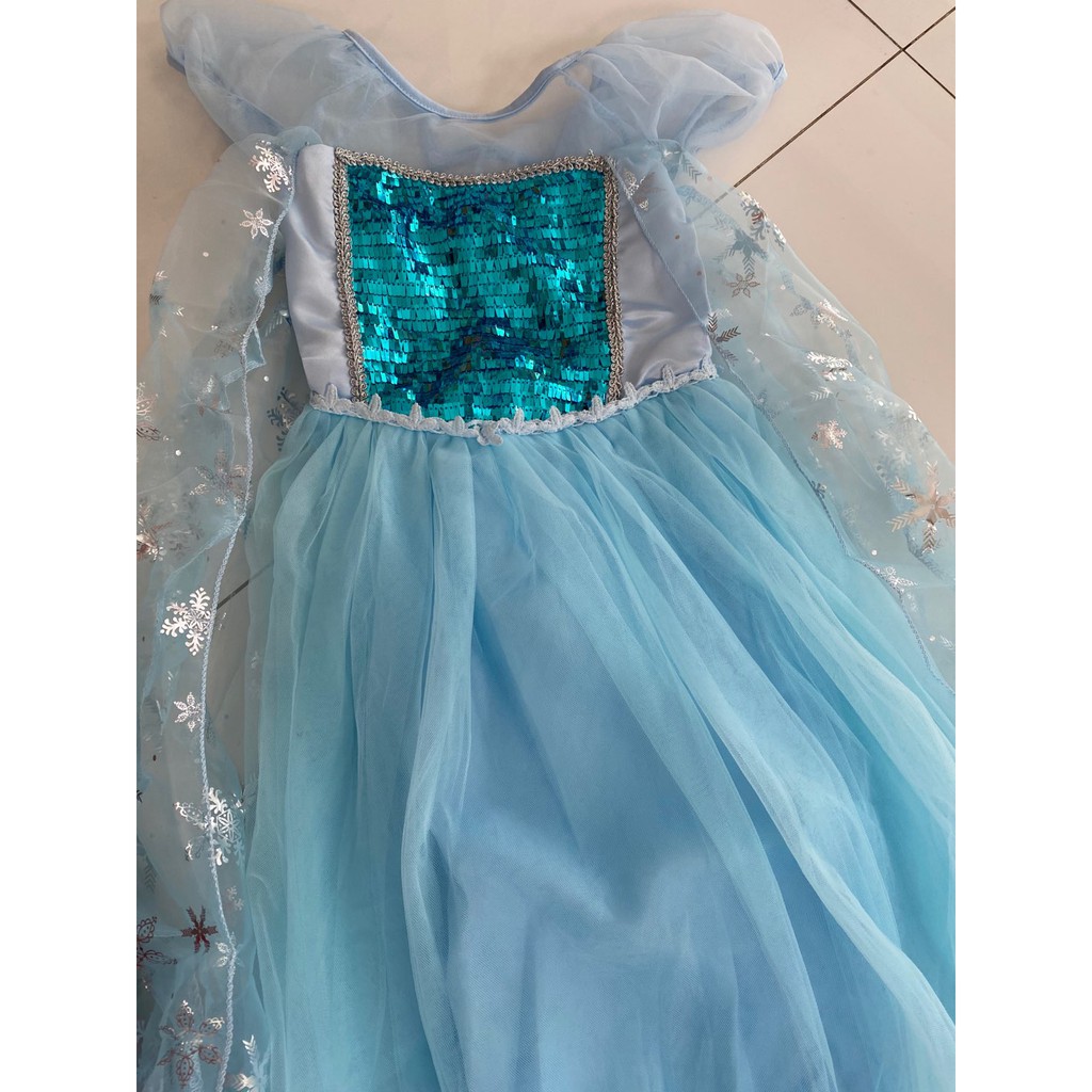 Đầm Elsa dài Váy đầm công chúa Elsa