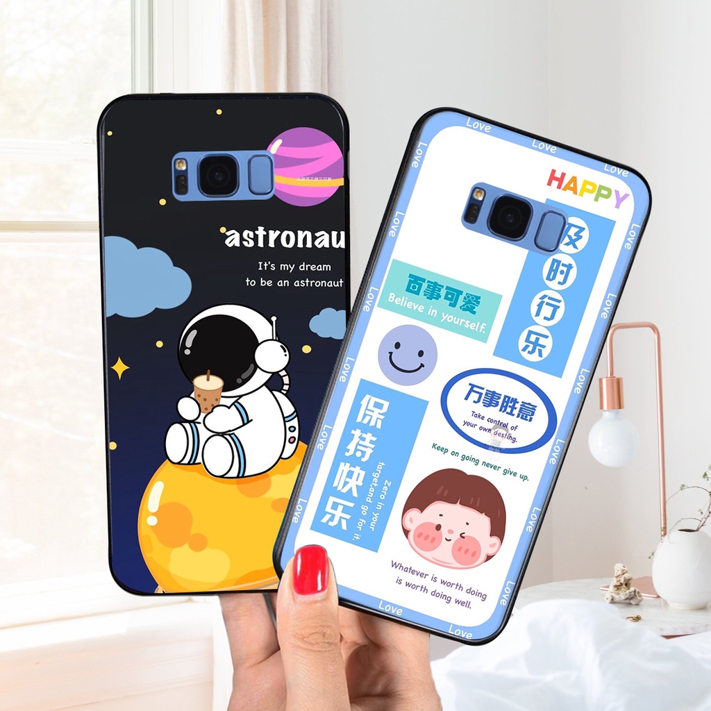 Ốp lưng Samsung S8 / S8 PLUS in hình 3D GẤU cute be@r, soda, happy day cực hot ,thời thượng