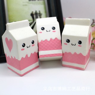 SQUISHY HỘP SỮA VUÔNG ( NHIỀU MÀU )  (huongtrang15)
