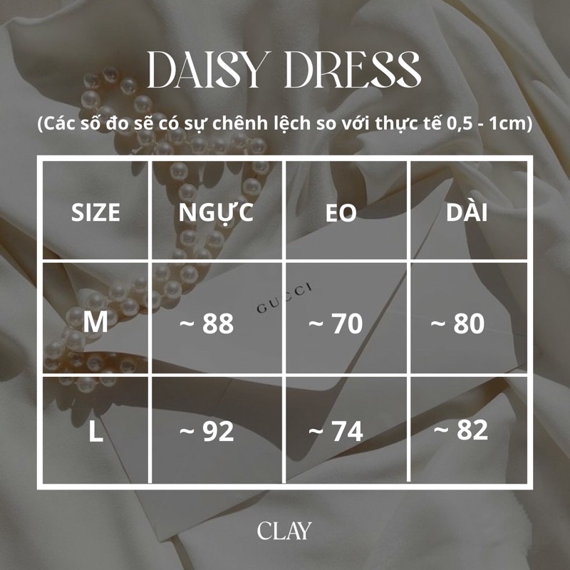 [CLAY] DAISY DRESS Váy hai dây hoa nhí | BigBuy360 - bigbuy360.vn