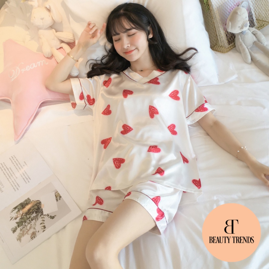 SET ĐỒ LỤA MẶC NHÀ - BỘ PIJAMA LỤA CAO CẤP CHO NỮ | BigBuy360 - bigbuy360.vn