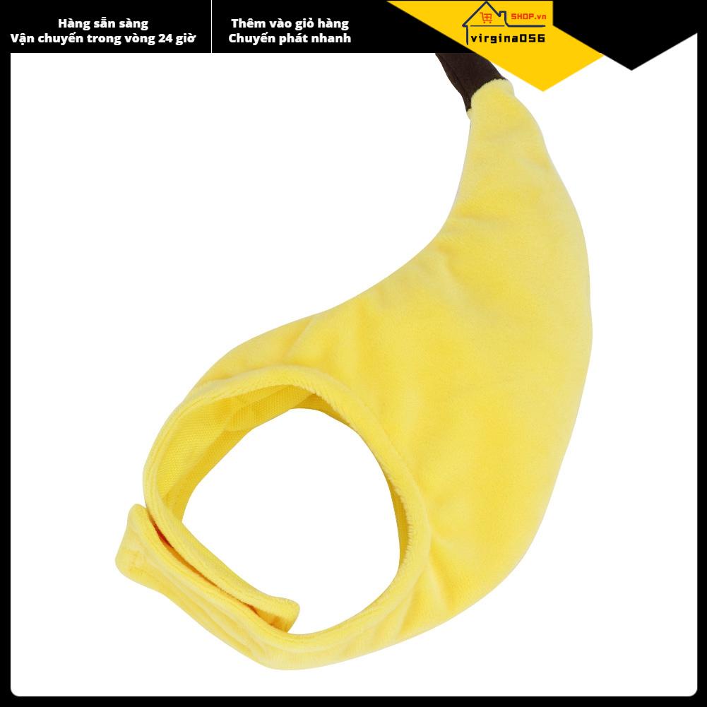 Virgina056 Mũ mèo sáng tạo Chuyển đổi Lễ hội vui nhộn đội đầu Chuối Phụ kiện cho thú cưng