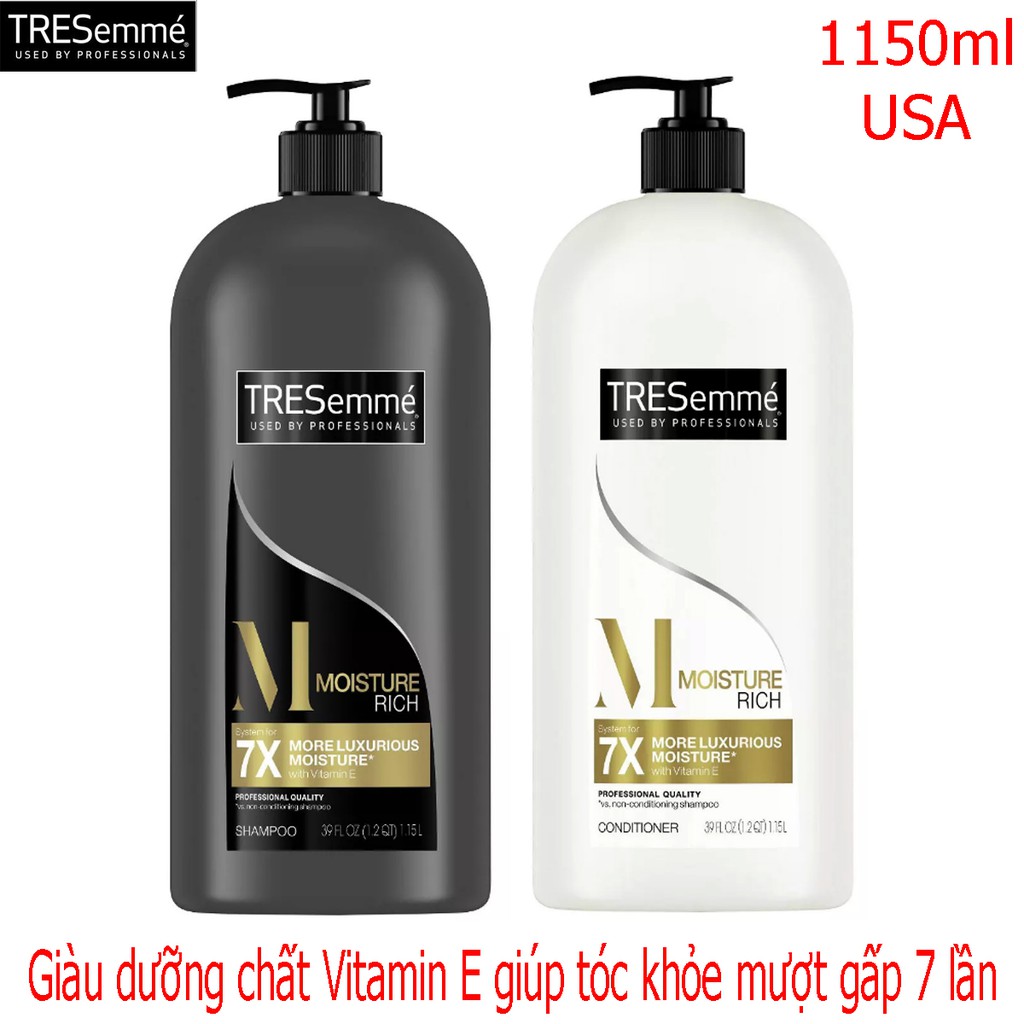 Dầu gội, xả TRESemme 1,15 lít ngăn rụng tóc(Mỹ)