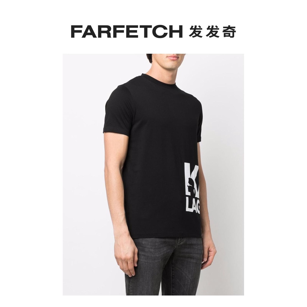 Áo Thun Tay Ngắn In logo KARL LAGERFELD Đơn Giản Thoáng Khí Thời Trang Cho Nam Và Nữ