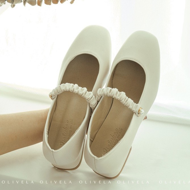 [Mã OLIVEAXT giảm 15k] - Giày búp bê vintage, giày bệt nữ, giày vintage Mary Jane | BigBuy360 - bigbuy360.vn