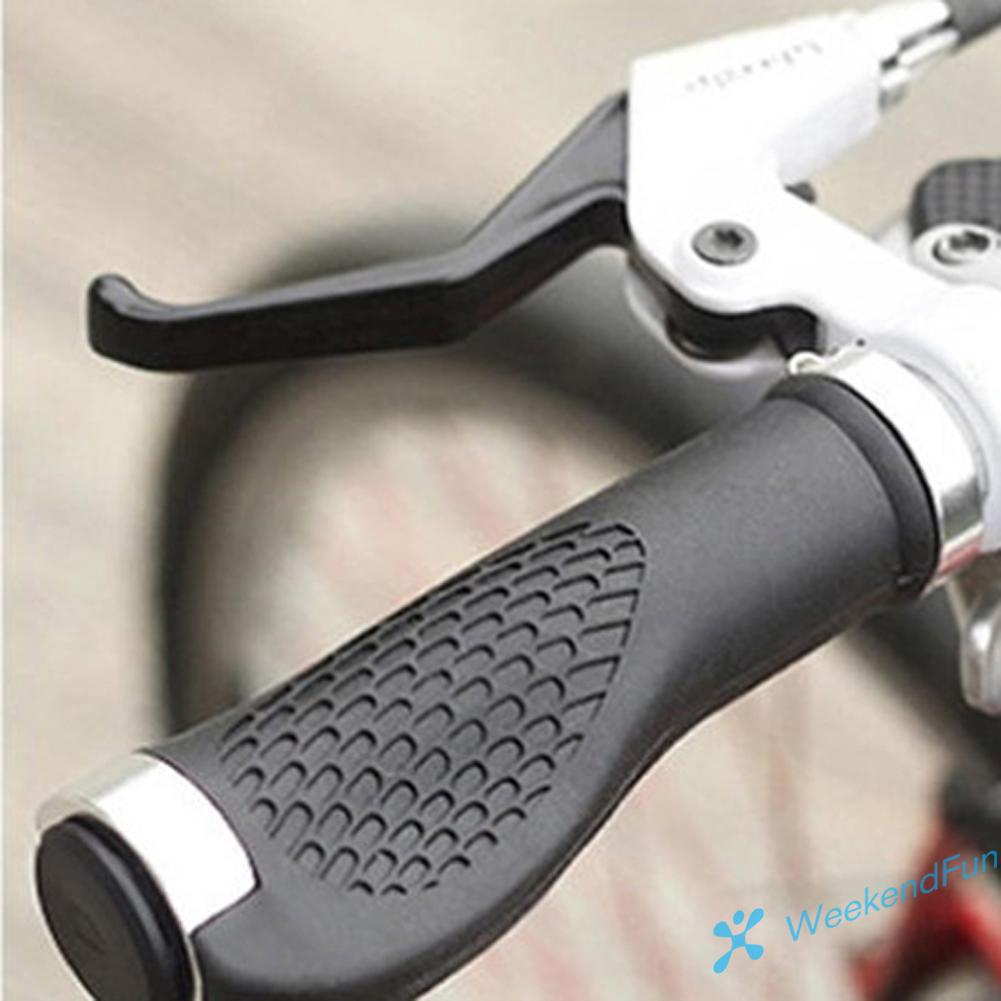 Ergonomic Rubber MTB Mountain Bike Bicycle Handlebar Grips Cycling Lock-On