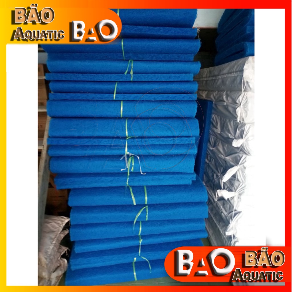 Tấm Jmat không keo loại 100x50cm Vật liệu lọc hồ cá koi