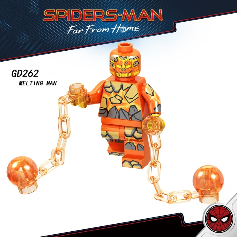 Bộ Đồ Chơi Lắp Ráp Lego Người Nhện / Hydro Man Mysterio Minifigures DIY Hàng Mới Về JY