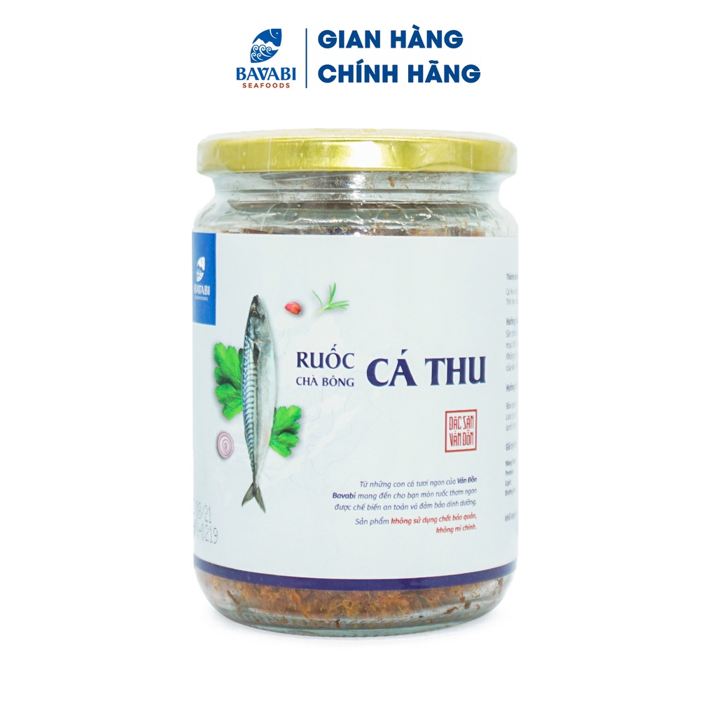 Ruốc Cá Thu BAVABI Đặc Sản Vân Đồn Quảng Ninh Giàu Dinh Dưỡng 150g