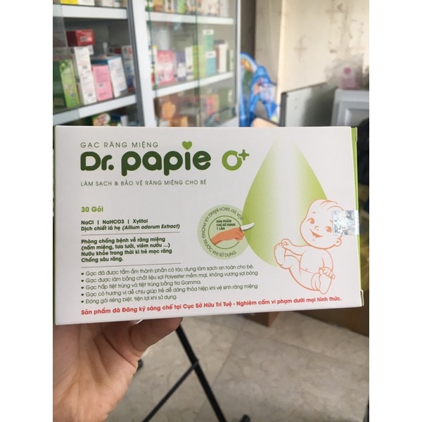 gạc răng miệng dr.papie