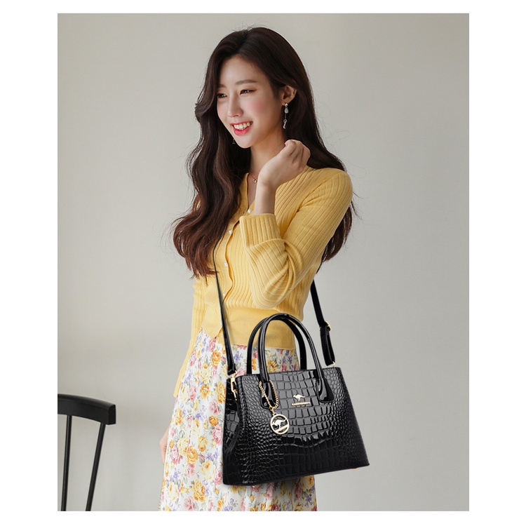 Túi xách nữ thời trang da bò cao cấp full hộp công sở Hàn Quốc to đẹp KAIDIFEINIROO KF39  Size 31cm