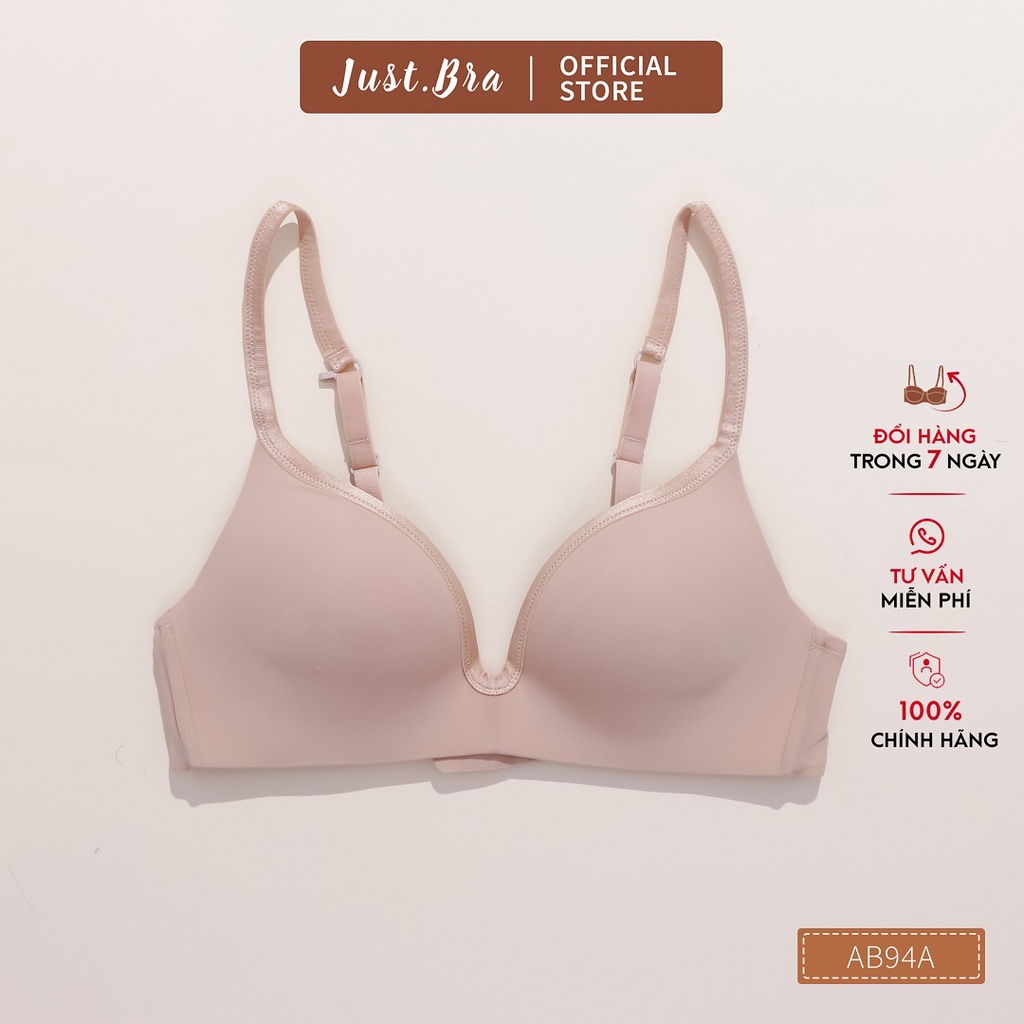 [Mã WABRJM1111 giảm 10% đơn 99K] Áo Ngực Không Gọng mút mỏng mềm mại Just Bra AB94A