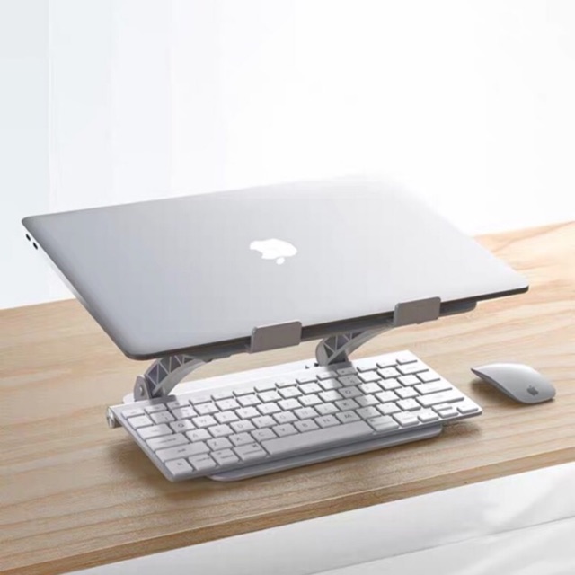 Giá đỡ laptop nhôm nguyên khối nâng cao Laptop, Macbook, máy tính bảng iPad có thể chỉnh độ cao T1 T5