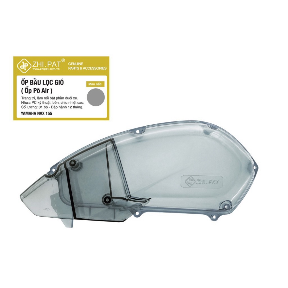 ỐP BẦU GIÓ - PÔ E TRONG SUỐT GẮN NVX 155 CHÍNH HÃNG ZHIPAT Ảnh thật Sp