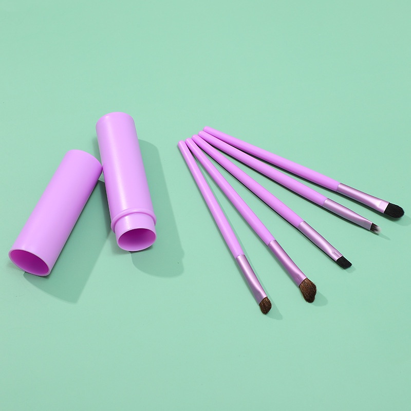 Bộ 5 Cọ Trang Điểm Mini Họa Tiết Đá Hoa Cương