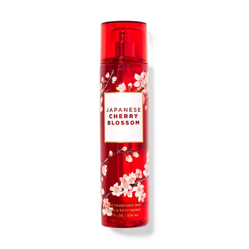 [Auth-sẵn] MẪU MỚI- Xịt thơm Bath and Body Works Japanese Cherry Blossom Mist 236ml