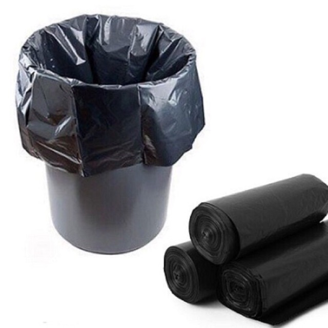 3 cuộn túi rác đen tự phân hủy