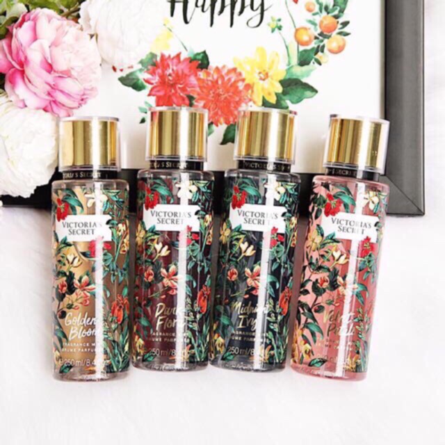Xịt thơm Victoria secret bông và mẫu mới
