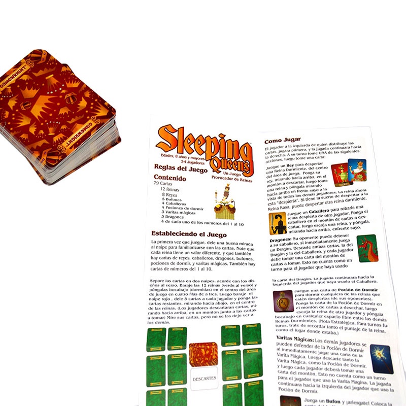 Bộ Thẻ Bài Trò Chơi Sleeping Queens A Royally Rousing Dành Cho Trẻ Em