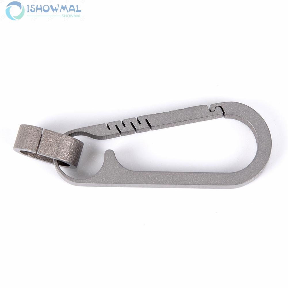 Móc Khóa Đeo Thắt Lưng Bằng Hợp Kim Titan Đơn Giản Sáng Tạo Cho Nam Và Nữ