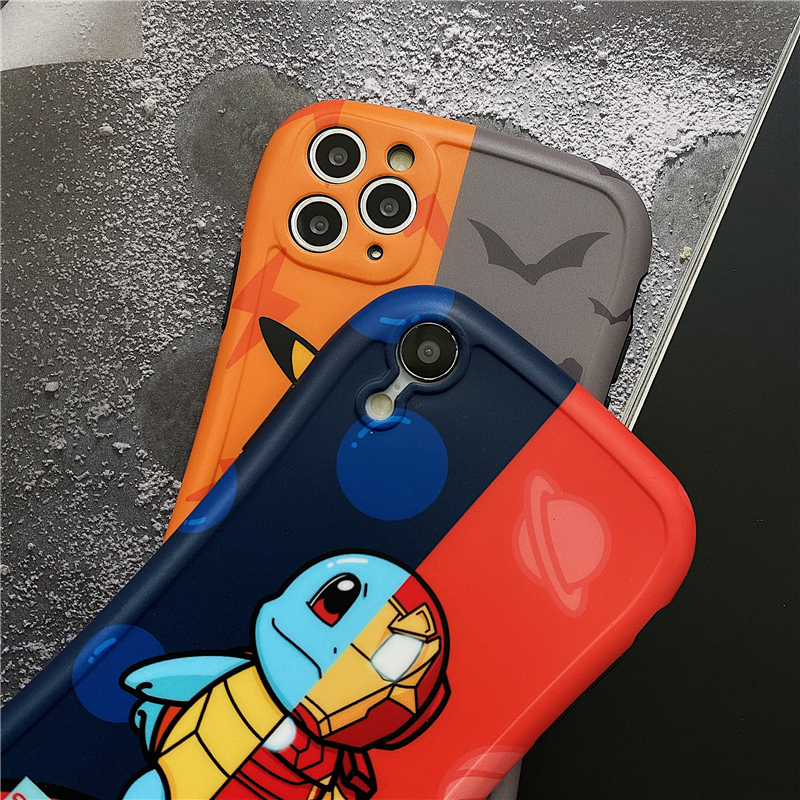 Ốp Lưng Mềm In Hình Rùa/ Pikachu Iphone 7 / 8 Plus / X / Xs / Xr / Xs Max / 11 / 11 Pro / 11 Pro Max / Se2