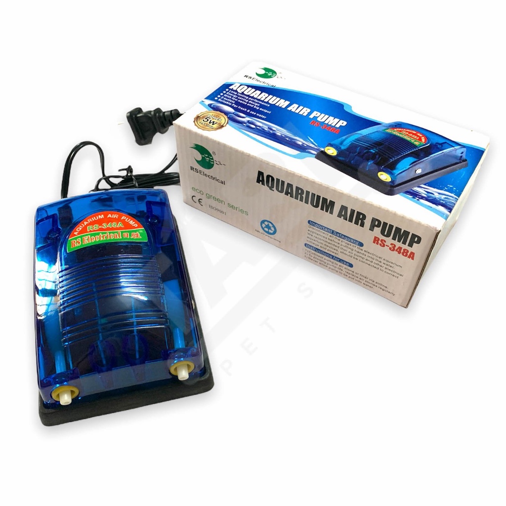 Máy Sủi Khí Oxy 2 vòi Vipsun VS-348A - Cho Hồ Cá, Bể Cá Cao Cấp