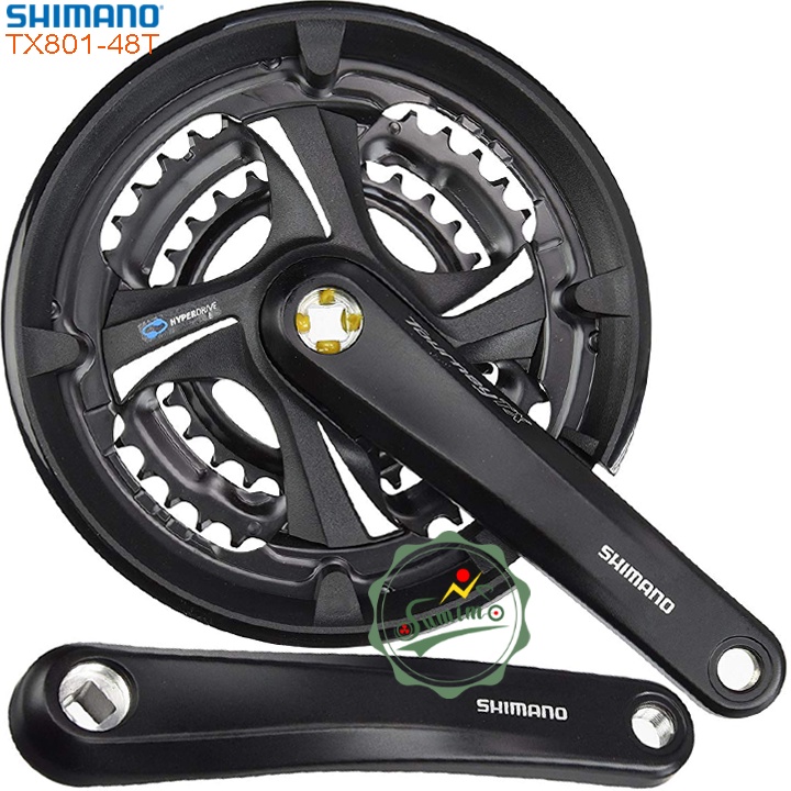 Giò dĩa SHIMANO FC-TX801-28/38/48T-170mm cốt vuông