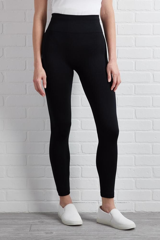 Quần Legging nỉ lưng bản cao VERSON4