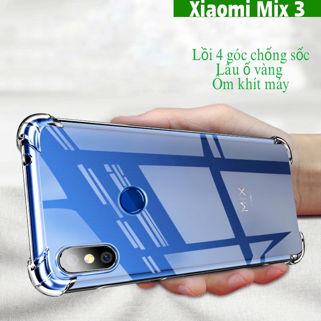 Ốp lưng Xiaomi Mix 3 / Mix 4 dẻo TPU chống sốc thế hệ mới bảo vệ camera ôm khít máy