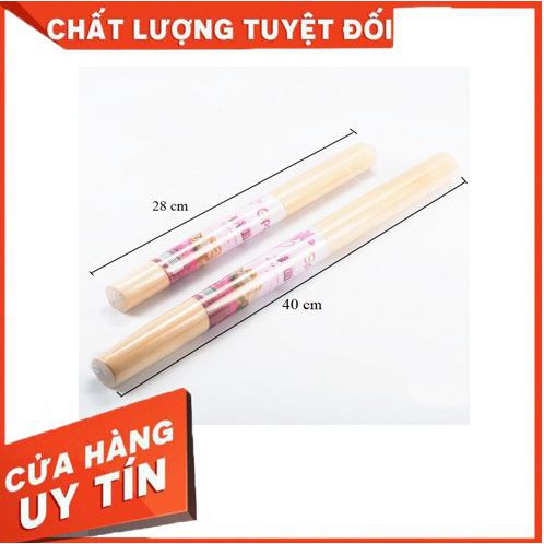 [HÀNG HOT] Cây cán bột bằng gỗ 28cm,40cm dùng để cán bột,hàng nhỏ gọn cầm chắc tay,dễ dàng sử dụng vệ sinh sau khi dùng.